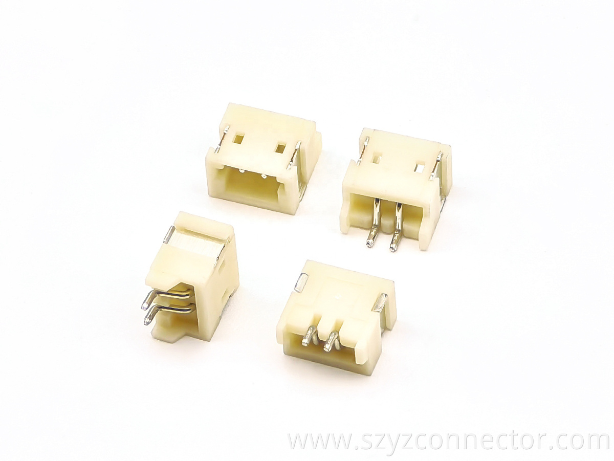 ZH1.5mm Pitch Wafer SMT Type Pin header Connector Right Angle SMT 2P ZH1.5mm Pitch Wafer SMT Type Pin header Connector Right Angle SMT 2P